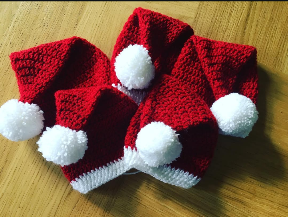 Crochet Santa hat